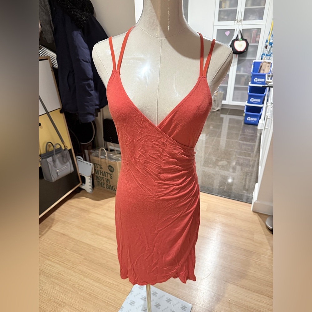 Silence + Noise Coral Dress